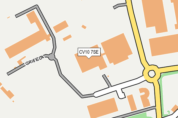 CV10 7SE map - OS OpenMap – Local (Ordnance Survey)