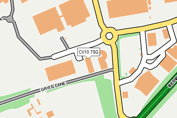 CV10 7SG map - OS OpenMap – Local (Ordnance Survey)