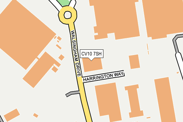 CV10 7SH map - OS OpenMap – Local (Ordnance Survey)