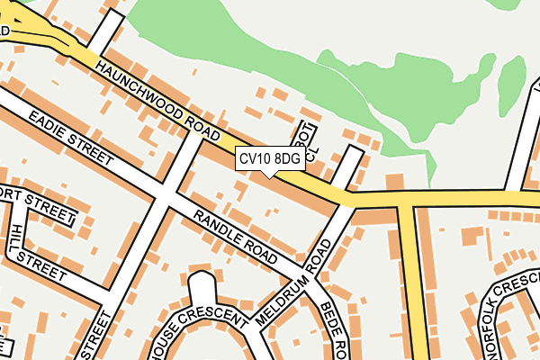 CV10 8DG map - OS OpenMap – Local (Ordnance Survey)