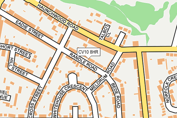 CV10 8HR map - OS OpenMap – Local (Ordnance Survey)