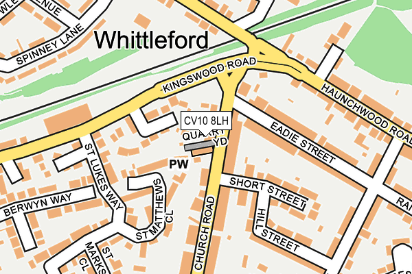 CV10 8LH map - OS OpenMap – Local (Ordnance Survey)