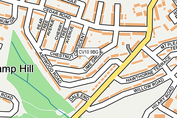 CV10 9BG map - OS OpenMap – Local (Ordnance Survey)