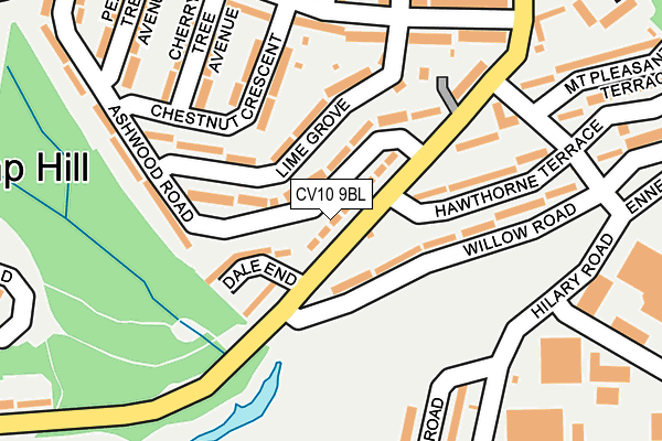 CV10 9BL map - OS OpenMap – Local (Ordnance Survey)