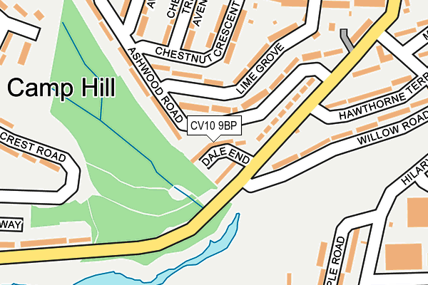 CV10 9BP map - OS OpenMap – Local (Ordnance Survey)