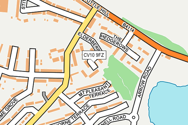 CV10 9FZ map - OS OpenMap – Local (Ordnance Survey)