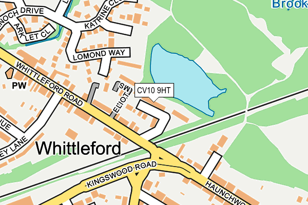 CV10 9HT map - OS OpenMap – Local (Ordnance Survey)