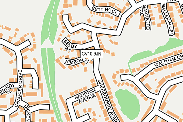 CV10 9JN map - OS OpenMap – Local (Ordnance Survey)