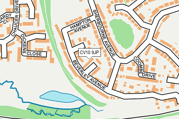 CV10 9JP map - OS OpenMap – Local (Ordnance Survey)