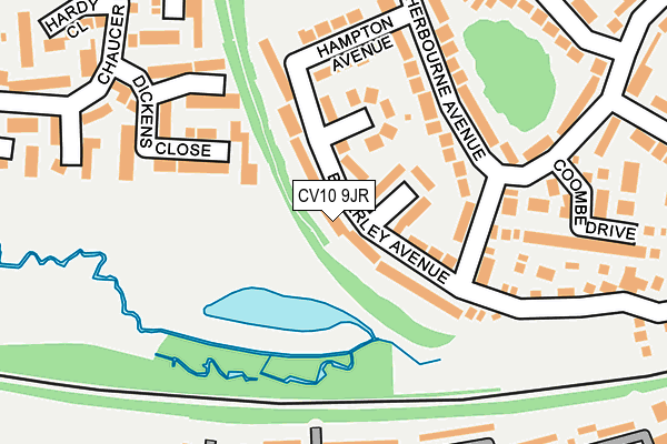 CV10 9JR map - OS OpenMap – Local (Ordnance Survey)