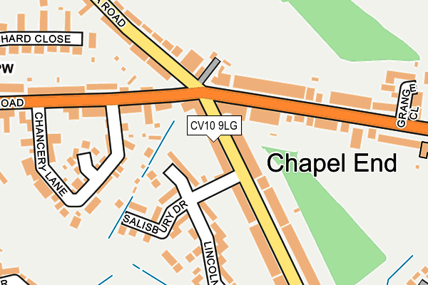 CV10 9LG map - OS OpenMap – Local (Ordnance Survey)