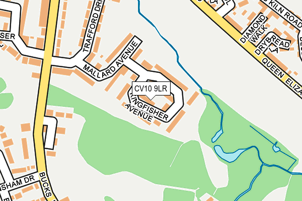 CV10 9LR map - OS OpenMap – Local (Ordnance Survey)