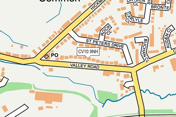 CV10 9NH map - OS OpenMap – Local (Ordnance Survey)