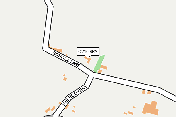 CV10 9PA map - OS OpenMap – Local (Ordnance Survey)