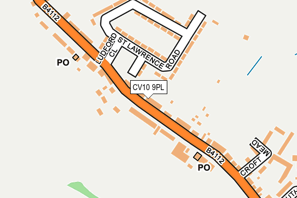 CV10 9PL map - OS OpenMap – Local (Ordnance Survey)