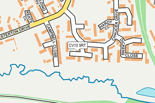 CV10 9RT map - OS OpenMap – Local (Ordnance Survey)