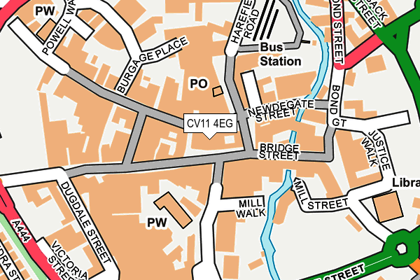 CV11 4EG map - OS OpenMap – Local (Ordnance Survey)