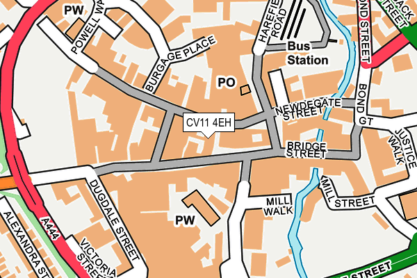 CV11 4EH map - OS OpenMap – Local (Ordnance Survey)