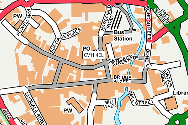 CV11 4EL map - OS OpenMap – Local (Ordnance Survey)