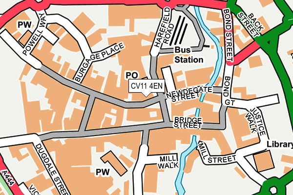 CV11 4EN map - OS OpenMap – Local (Ordnance Survey)