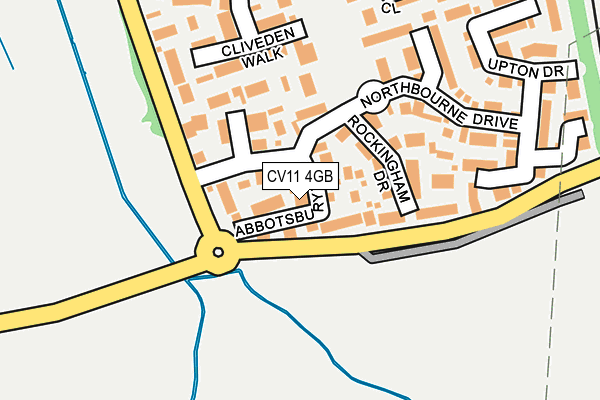 CV11 4GB map - OS OpenMap – Local (Ordnance Survey)