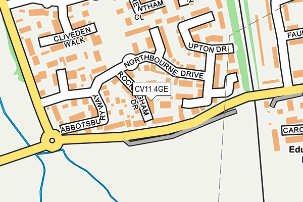 CV11 4GE map - OS OpenMap – Local (Ordnance Survey)