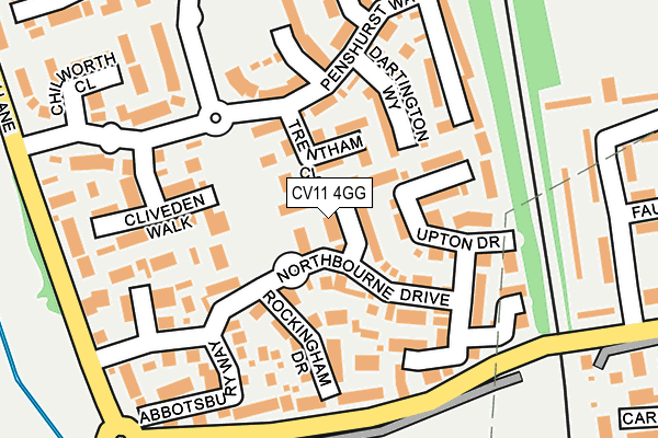 CV11 4GG map - OS OpenMap – Local (Ordnance Survey)