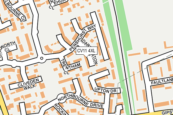 CV11 4XL map - OS OpenMap – Local (Ordnance Survey)