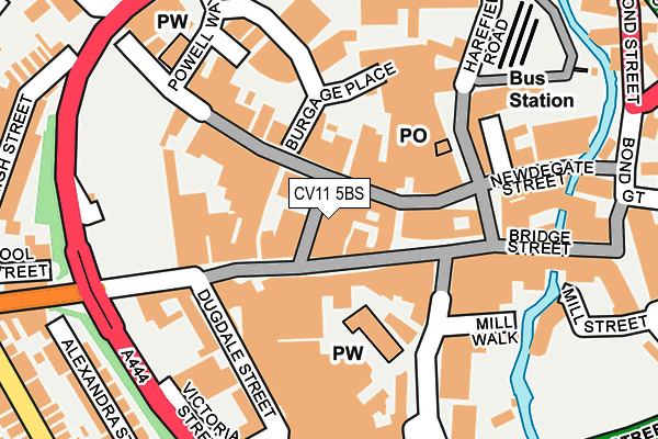 CV11 5BS map - OS OpenMap – Local (Ordnance Survey)