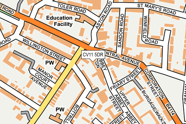 Map of MT CREATIVE LTD at local scale