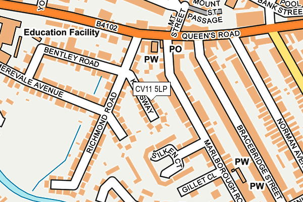 CV11 5LP map - OS OpenMap – Local (Ordnance Survey)