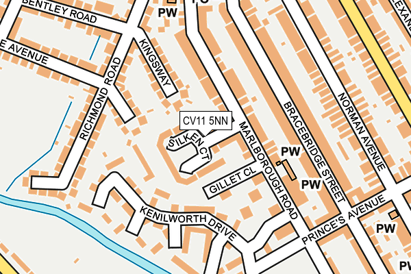 CV11 5NN map - OS OpenMap – Local (Ordnance Survey)
