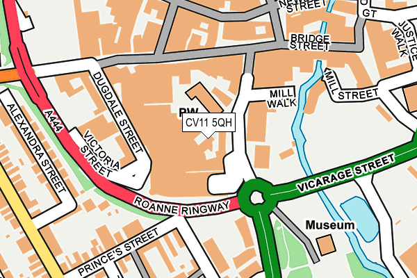 CV11 5QH map - OS OpenMap – Local (Ordnance Survey)