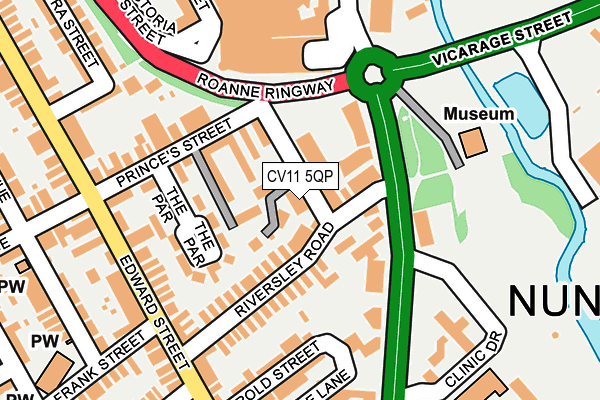 CV11 5QP map - OS OpenMap – Local (Ordnance Survey)