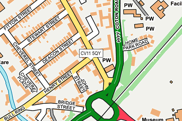 CV11 5QY map - OS OpenMap – Local (Ordnance Survey)