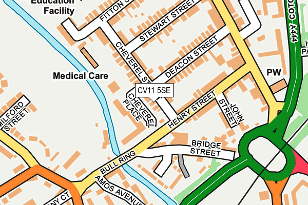 CV11 5SE map - OS OpenMap – Local (Ordnance Survey)