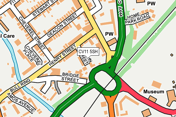 CV11 5SH map - OS OpenMap – Local (Ordnance Survey)