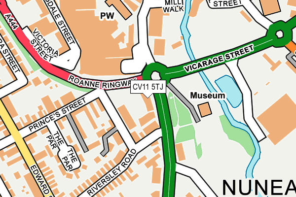 CV11 5TJ map - OS OpenMap – Local (Ordnance Survey)