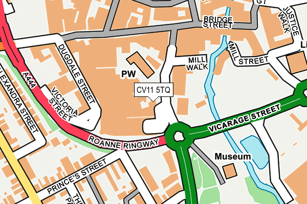 CV11 5TQ map - OS OpenMap – Local (Ordnance Survey)