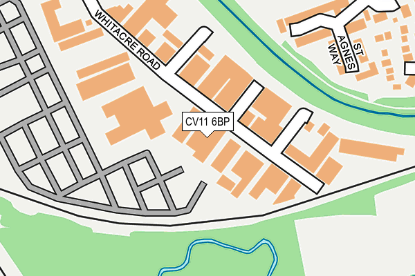 CV11 6BP map - OS OpenMap – Local (Ordnance Survey)