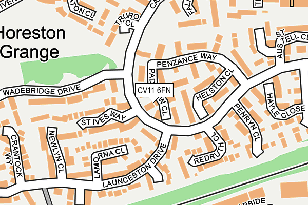 CV11 6FN map - OS OpenMap – Local (Ordnance Survey)