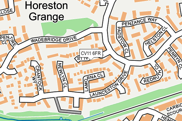 CV11 6FR map - OS OpenMap – Local (Ordnance Survey)