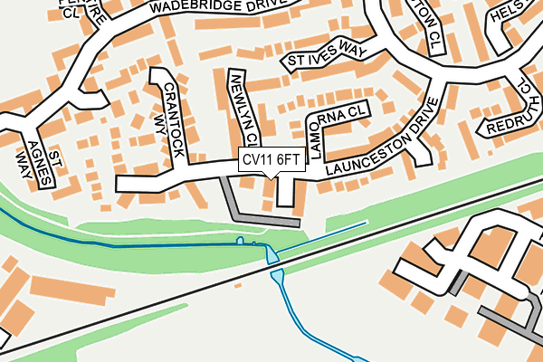 CV11 6FT map - OS OpenMap – Local (Ordnance Survey)