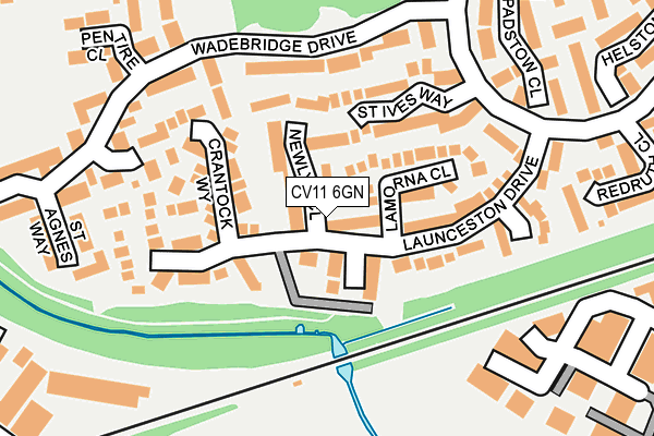 CV11 6GN map - OS OpenMap – Local (Ordnance Survey)