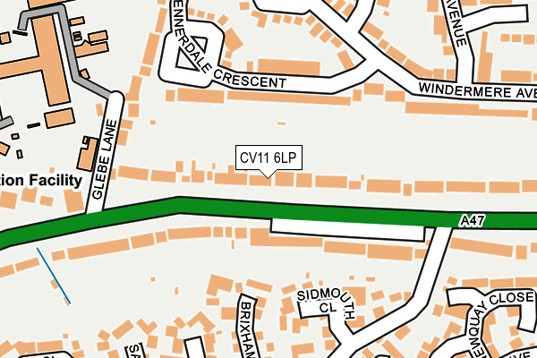 CV11 6LP map - OS OpenMap – Local (Ordnance Survey)