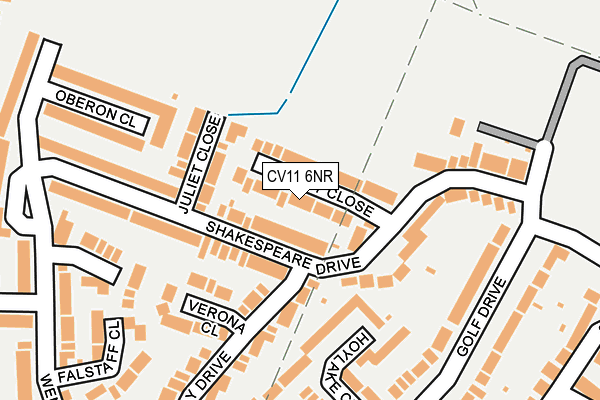 CV11 6NR map - OS OpenMap – Local (Ordnance Survey)