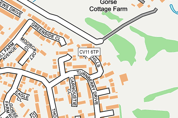 CV11 6TP map - OS OpenMap – Local (Ordnance Survey)