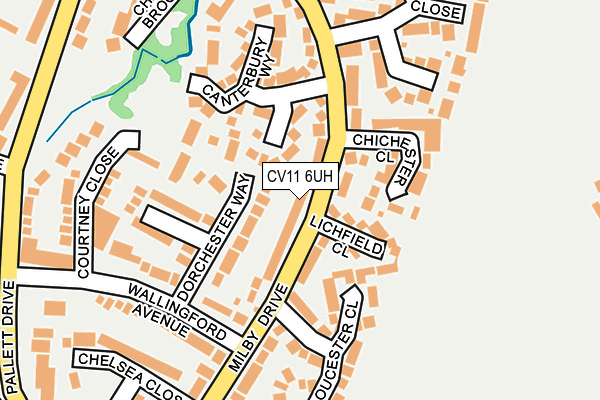 CV11 6UH map - OS OpenMap – Local (Ordnance Survey)