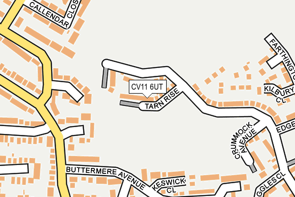 CV11 6UT map - OS OpenMap – Local (Ordnance Survey)