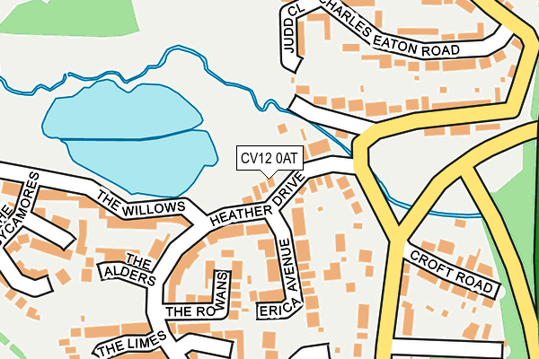 CV12 0AT map - OS OpenMap – Local (Ordnance Survey)